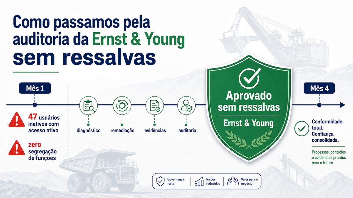 Case: empresa de mineração aprovada pela Ernst & Young sem ressalvas